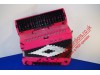 Aliante 3 voice decorated pink piano accordion normally £1099